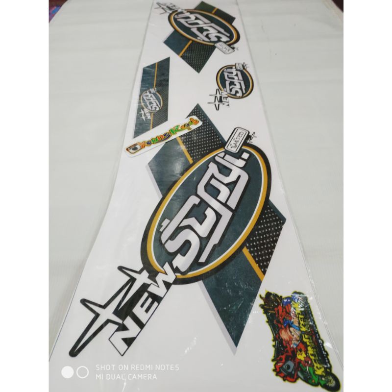 (BISA COD) STRIPING STIKER LIS VARIASI THAILAND HONDA SCOOPY MOTIF NEW LIMITED BINTANG