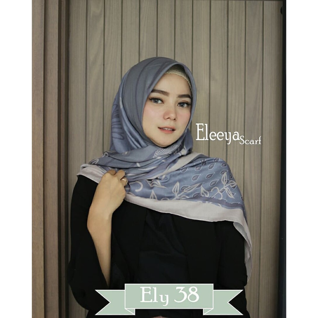 HIJAB SEGIEMPAT MOTIF PRINTING II Eleeya Scarf ELY 38