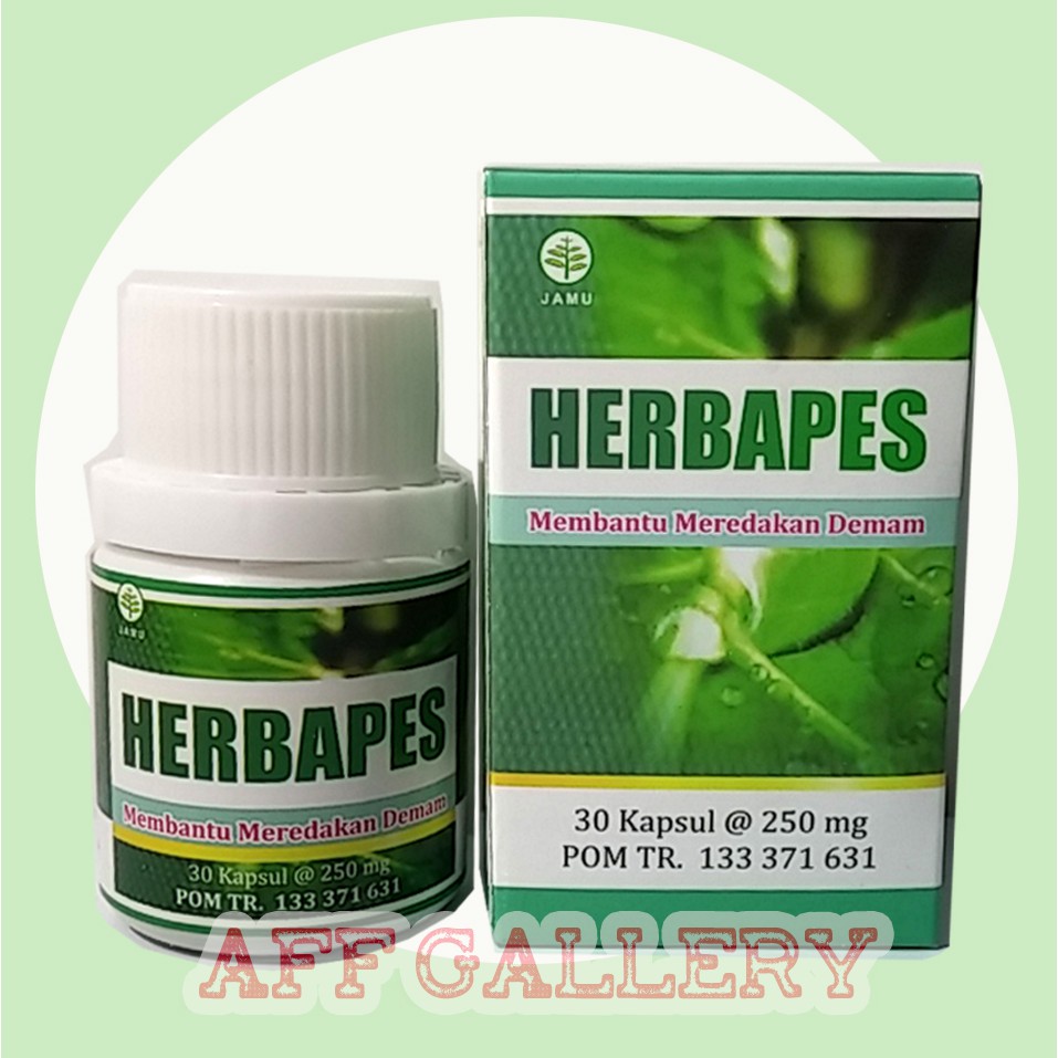 

AFFG - HERBAPES - Membantu Meredakan Demam dan Gejala Tipus TN57 pria wanita original alami