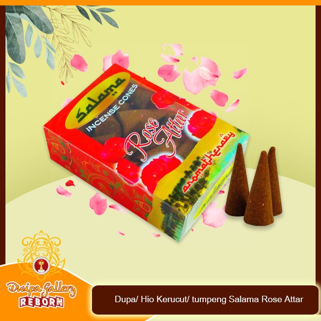 Dupa/ Hio Kerucut/ tumpeng wangi harum Salama Rose Attar