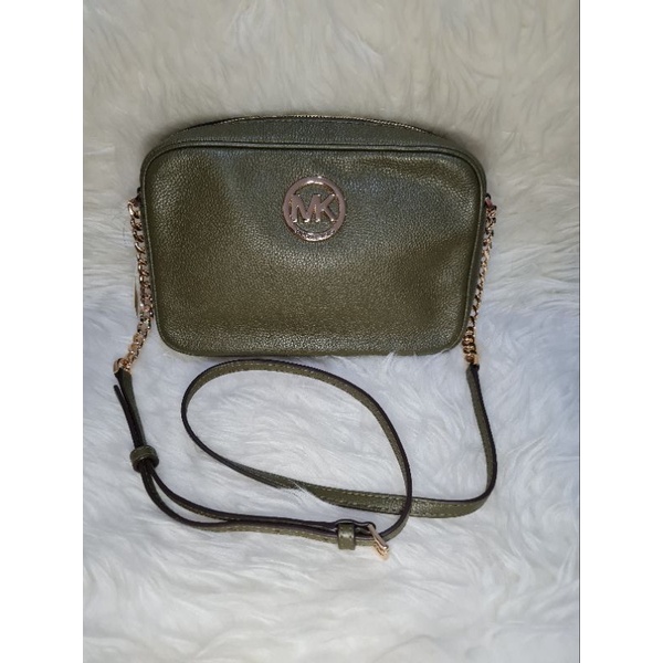 Michael Kors Fulton Crossbody Olive