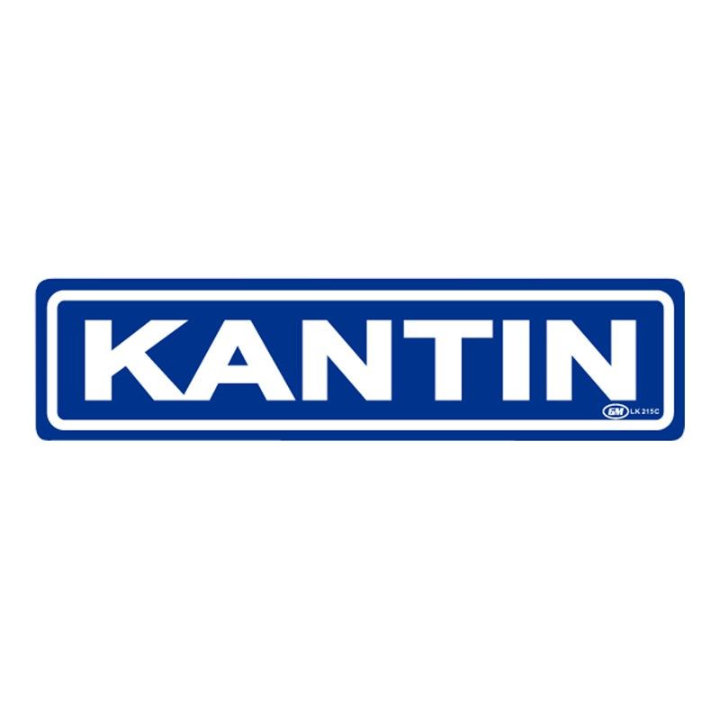 

Papan Tanda / Sign Board / Label Acrylic KANTIN LK 215 C
