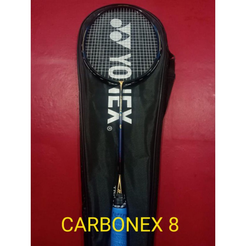 RAKET BADMINTON CARBONEX 8 FREE TAS GRIP
