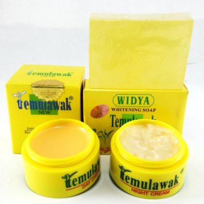 PROMO - ORIGINAL Cream Temulawak Embos Asli Plus Sabun Wajah - Paket Pemutih Kulit