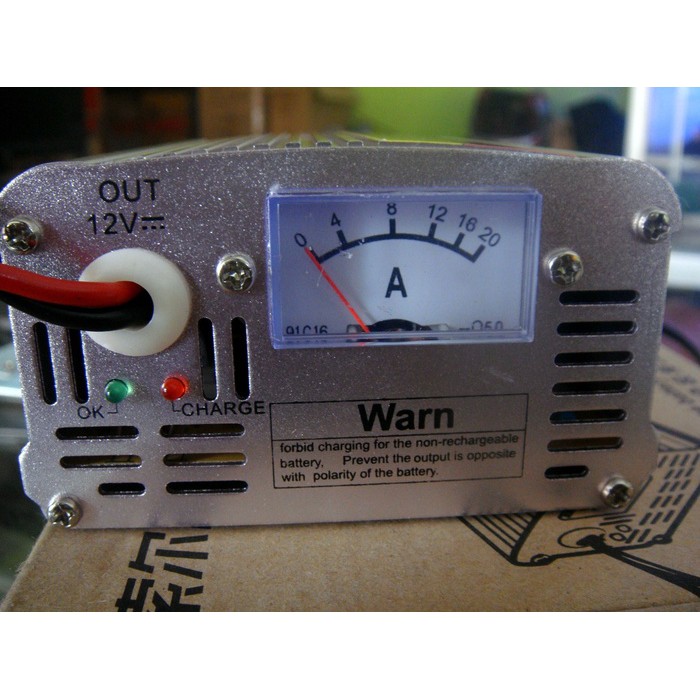 CHARGER AKI 12V-10A SOUER MA-1210 AWET DAN BERKUALITAS