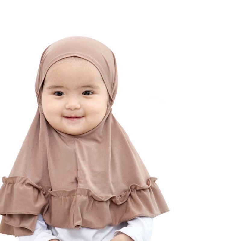 Jilbab Anak NAURA Usia 0-3th Jersey Premium TERMURAH