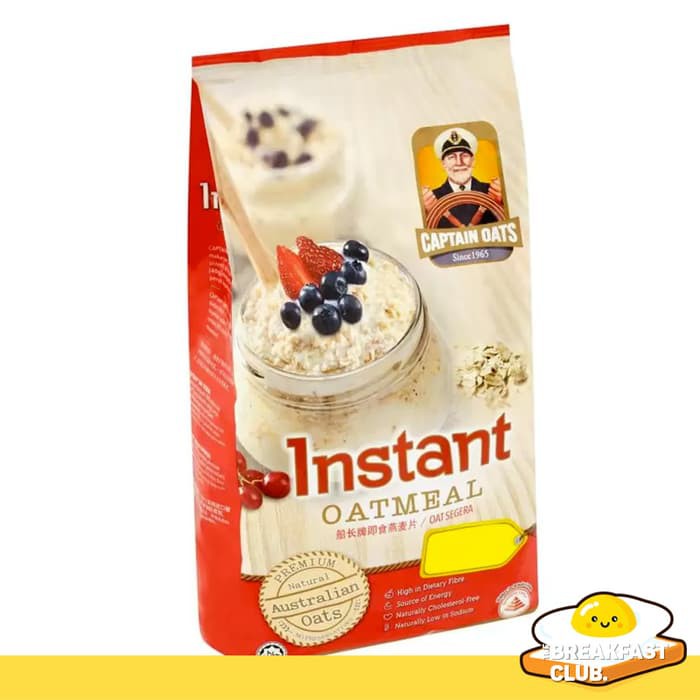 

Oatmeal Captain Oats Instant Havermout | Healthy Food | Sereal Gandum