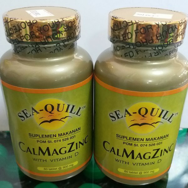 suplemen Peninggi Badan Sea Quill CalMagZinc with vitamin D isi 60 kesehatan