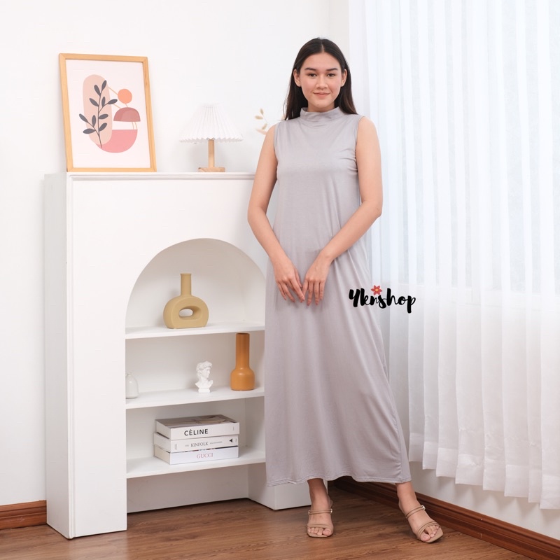 Inner Dress Buntung Kerah Turtleneck