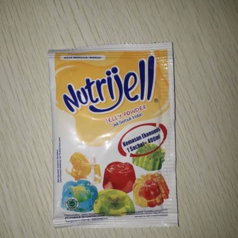 

Hemat 4 Sachet Nutrijel Rasa Mangga @ 10 Gram