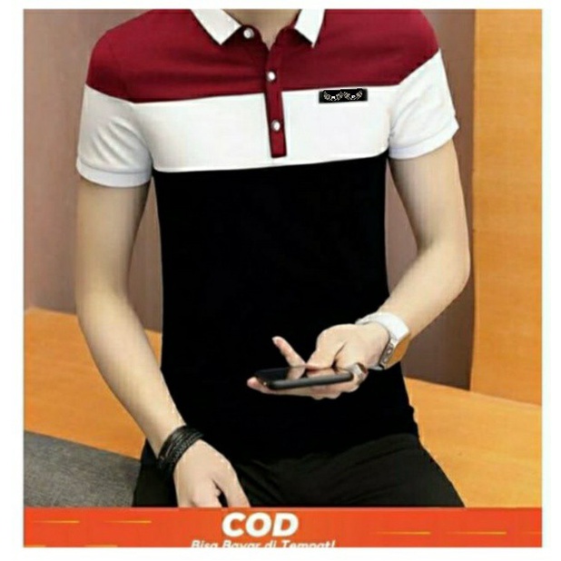 KAOS  PRIA KERAH KAOS POLO  SHANGHAI PRIA  ORIGINAL