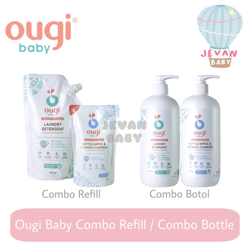 Ougi Baby Value Pack Combo Bottle / Combo Refill