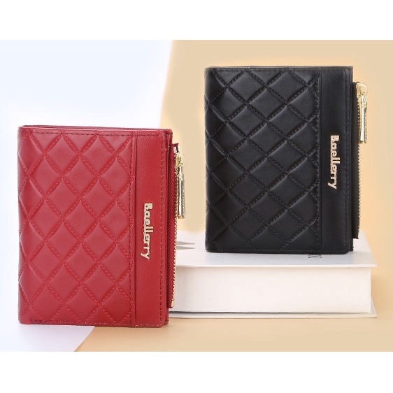 DOMPET LIPAT WANITA BAELLERRY IMPORT KOREA KECIL ORIGINAL KULIT STARIA SLOT KARTU UANG KOIN TIPIS SIMPLE REMAJA KEKINIAN MURAH BRANDED BATAM PREMIUM ORI MINI