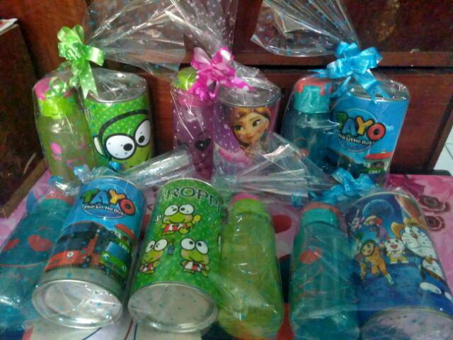 Grosir! Set Celengan 02/paket Hadiah Ulang Tahun Souvenir Ultah Anak