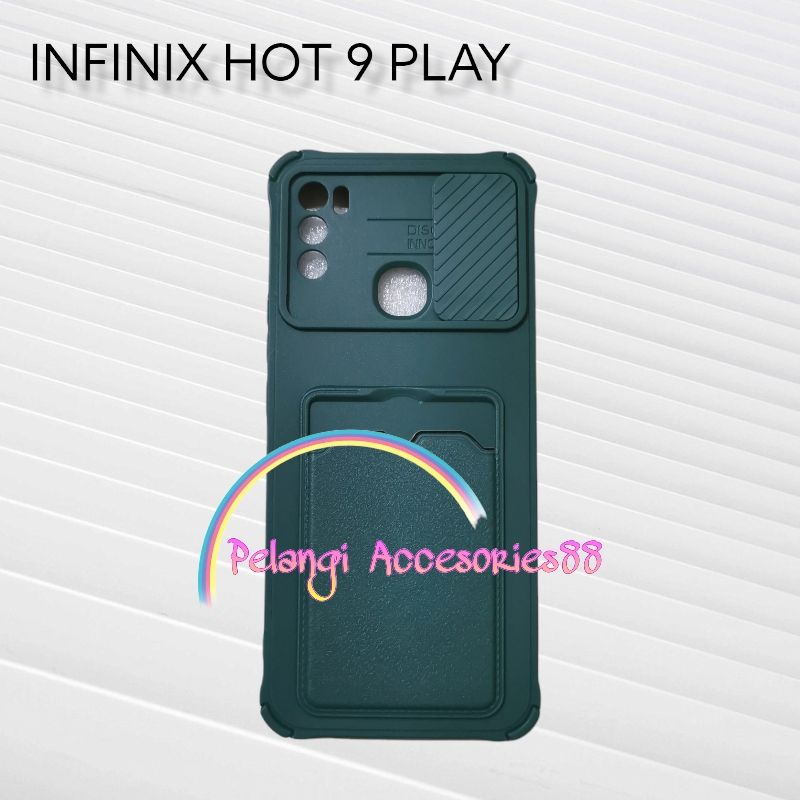 CASE INFINIX HOT 9 PLAY CASE SOFTCASE SLEDING WARNA WARNI