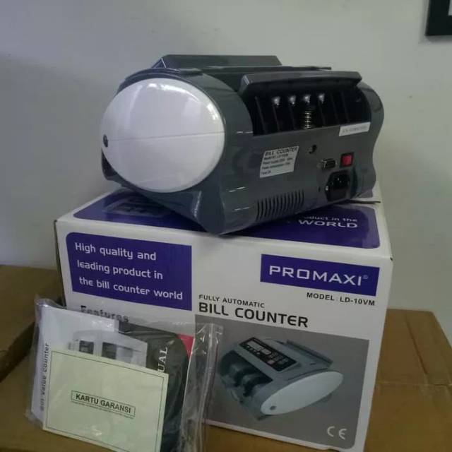 Promaxi LD-10VM -  Mesin Penghitung Uang /Bill Money Counter LD10VM