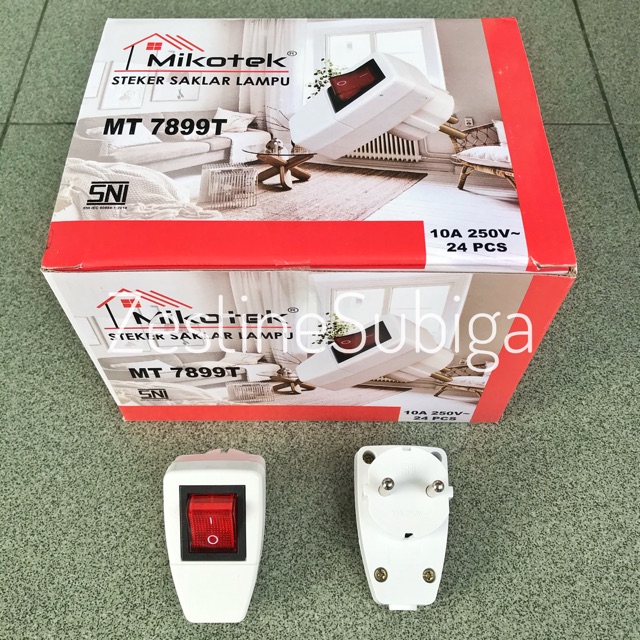 Steker Saklar Lampu MT-7899T SNI Mikotek