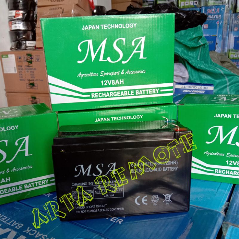 Jual Aki 12V 8A Aki Tangki Aki UPS Aki Sepeda Listrik | Shopee Indonesia