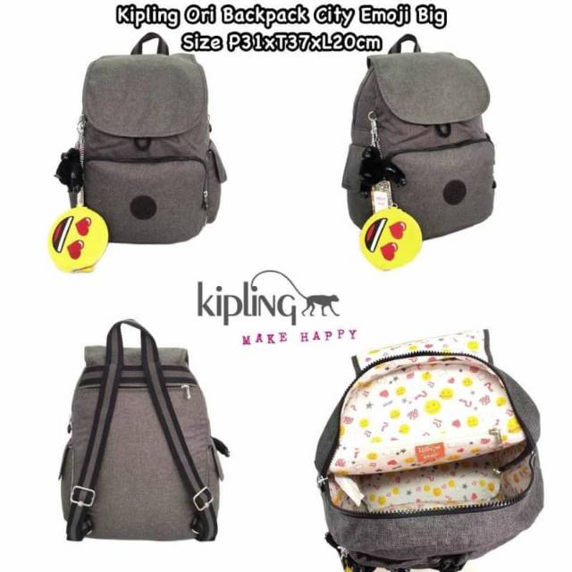 Kipling Ori Backpack City Emoji Big