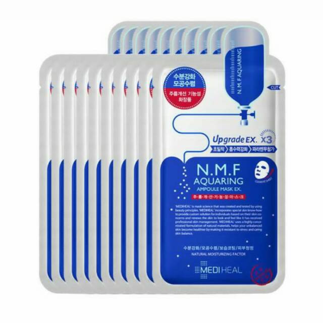 Mediheal, N.M.F NMF Aquaring Ampoule Mask | Shopee Indonesia