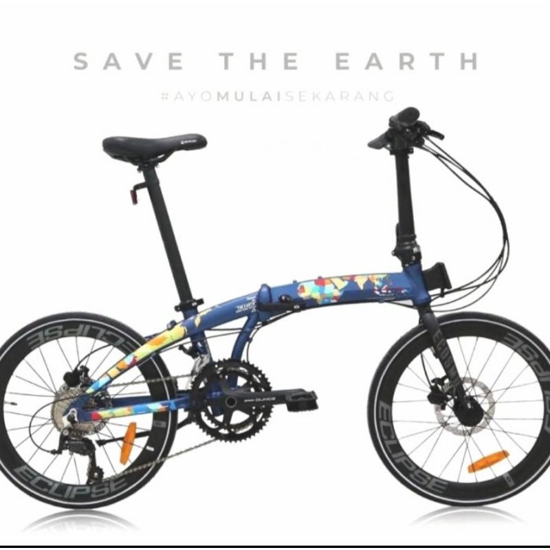 Sepeda Lipat ELEMENT ECOSMO Z9 SAVE THE EARTH NEW