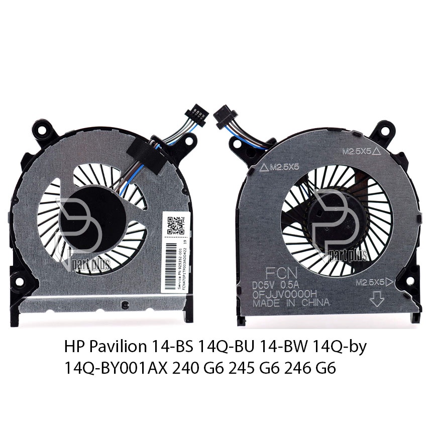 fan HP Pavilion 14-BS 14Q-BU 14-BW 14Q-by 14Q-BY001AX 240 G6 245 G6 246 G6