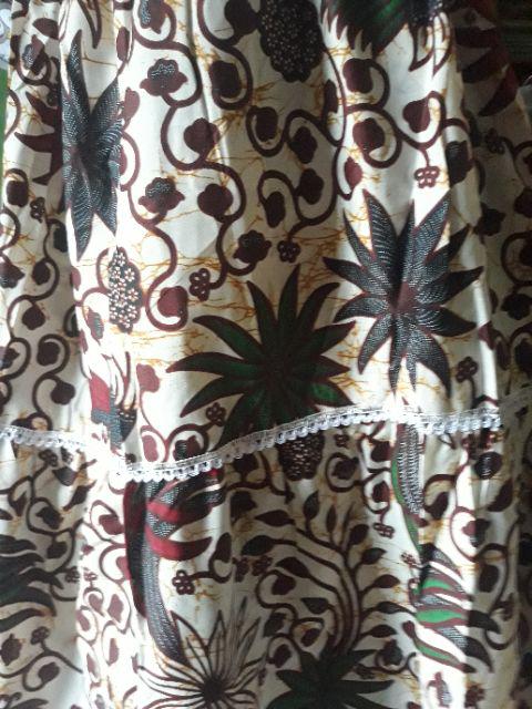 Gamis Batik Manggar, Padi,sekar,cantik,kubis,kipas,daun,kupu,nadine,gendis