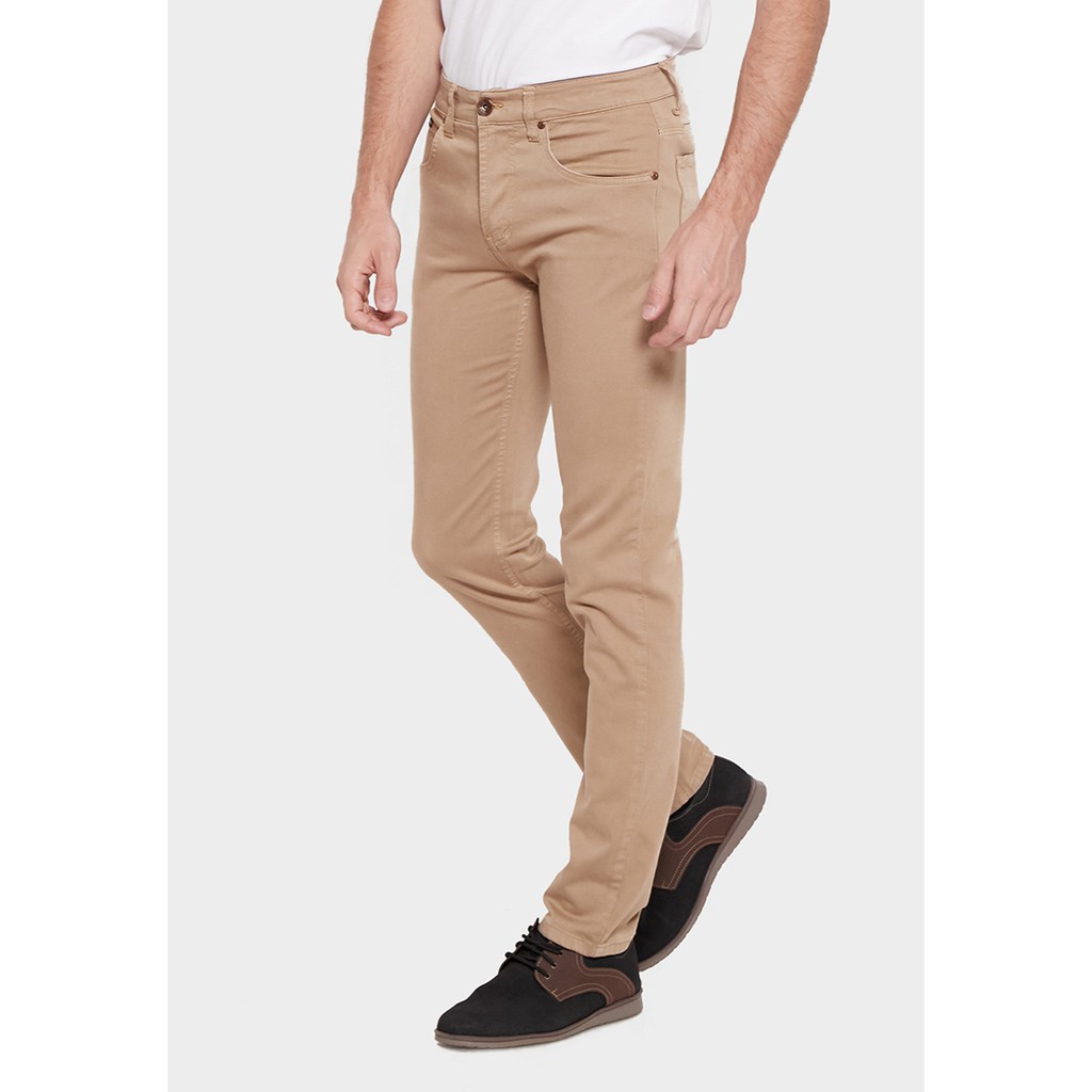 JBBoss Celana Panjang Chinos Cotton Soft Stretch Regular Fit (Beige) / Ramayana Jatinegara
