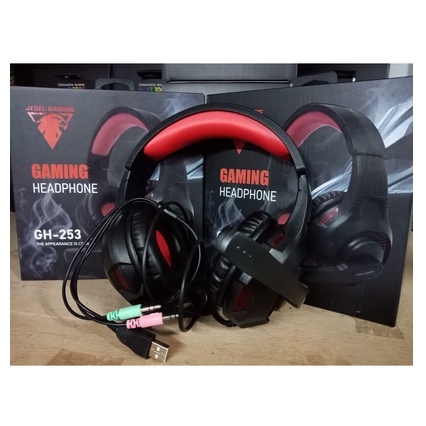 Headphone Gaming Jedel GH-253 / Headset Jedel GH253 Lampu