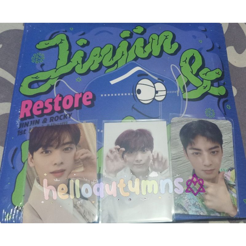 Album Restore PC / Photocard CHA EUNWOO YOON SANHA ONO ( ONE AND ONLY )
