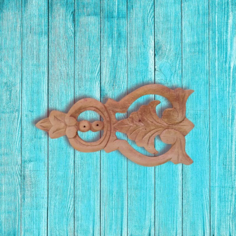 Ukiran Tempel Ornamen Furniture Kayu Mahoni