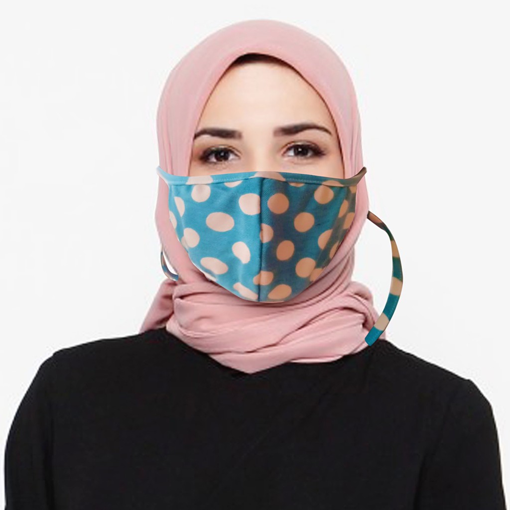 Masker Mulut Hijab Wajah Motor Motif Korea Cocok Untuk Yang Berjilbab Promo Shopee Indonesia