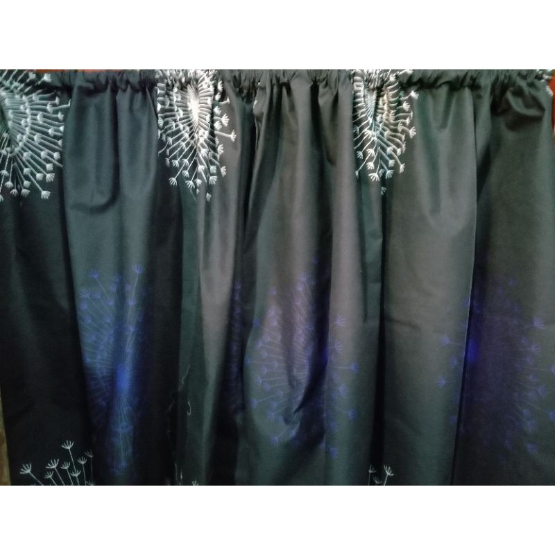 termurah gorden kolong dapur minimalis hitam