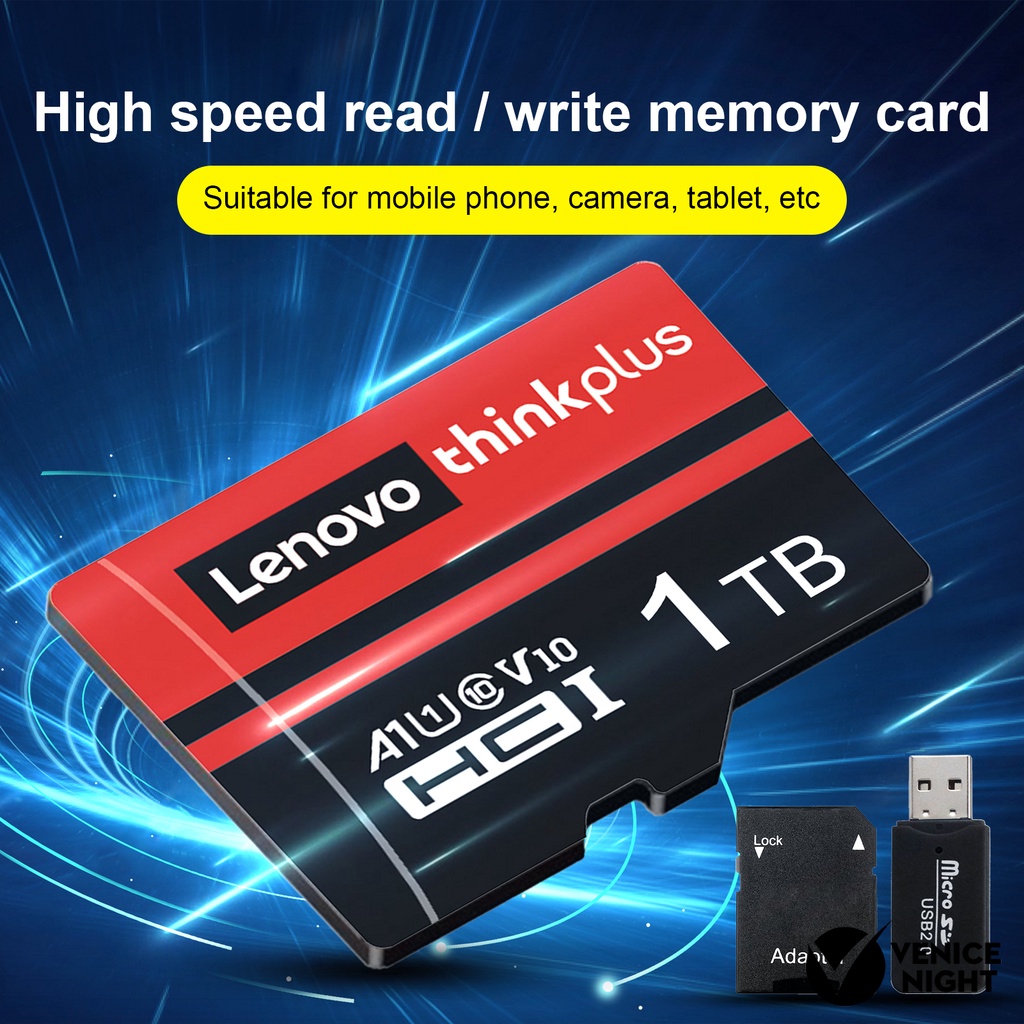 (SC) Lenovo Memory Card 512GB 1TB U3 High Speed TF / Micro-SD Anti Air