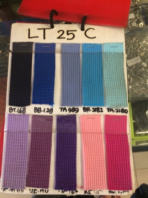 Tali webbing tas LT 2.5 cm warna