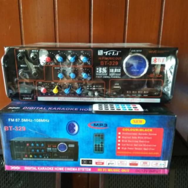 Amplifier karaoke Bluetooth Teli BT 329