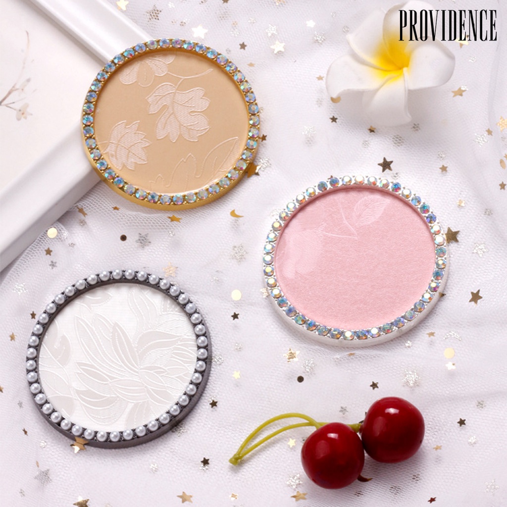 Providence Nail Art Plate Round Shape Rhinestones Pearl Decor Nail Tools Nail Display Showing Tray for Nail Salon