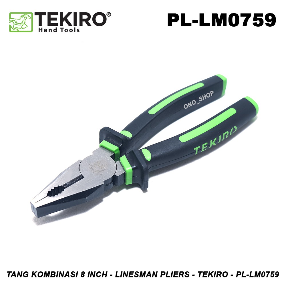 Tang Kombinasi 8 Inch Linesman Pliers Tekiro PL-LM0759