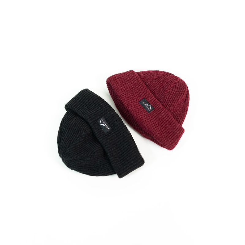 MARKICABS [BH01 - Black, Maroon] Beanie Hat