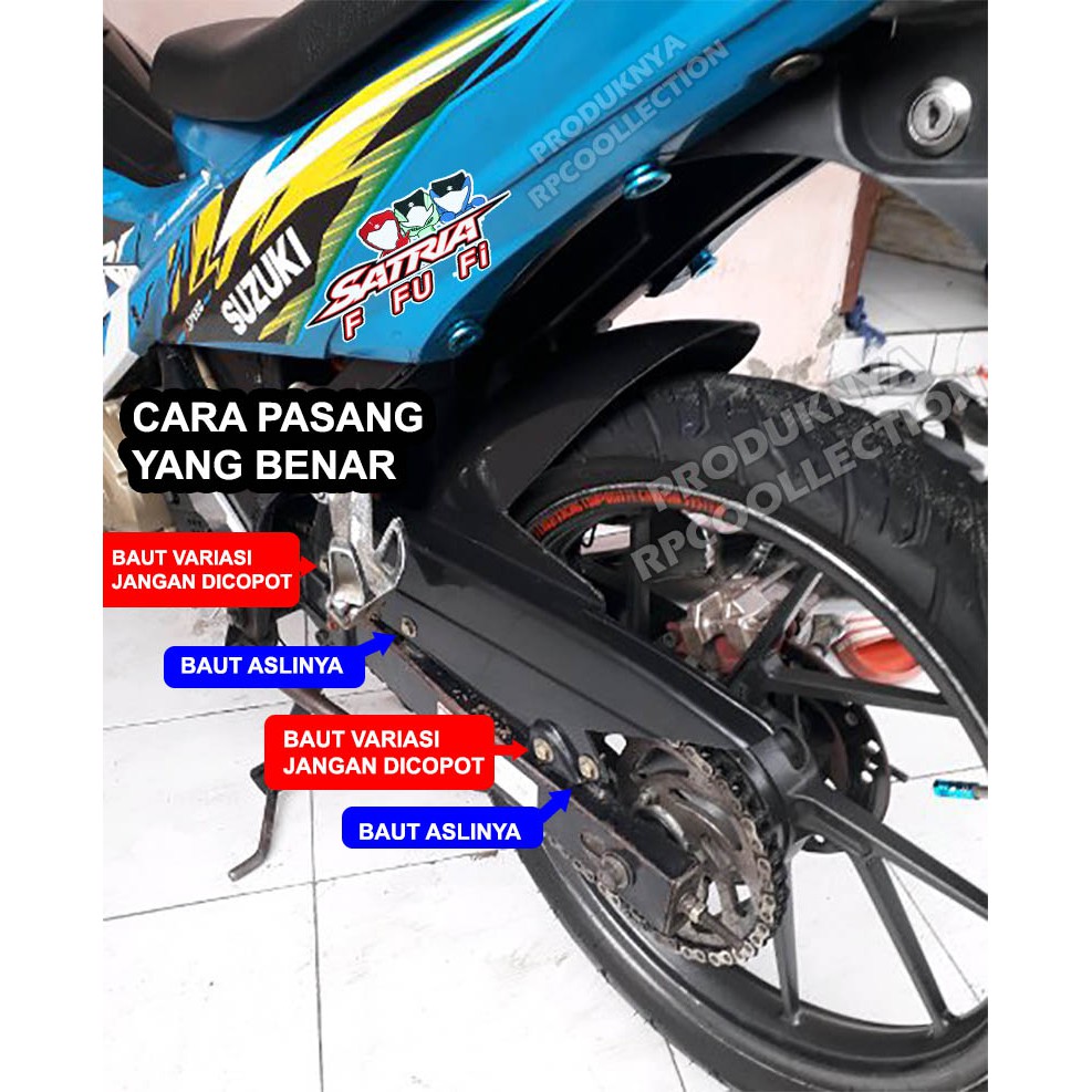 Jual Spakbor Kolong SATRIA F FU FI Custom Hugger Aksesoris Karbu Injeksi Slebor Model Sonic Indonesia Shopee Indonesia