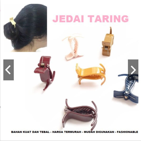 JEDAI TARING ORIGINAL / JEPITAN RAMBUT IKAN / JEPIT RAMBUT PREMIUM ECER SATUAN