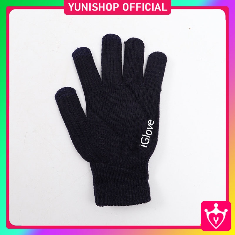 Sarung Tangan iGlove /  Sarung Tangan Touch Screen HP Layar Sentuh Tablet / TouchScreen Gloves Sarung Tangan Import / TV-71