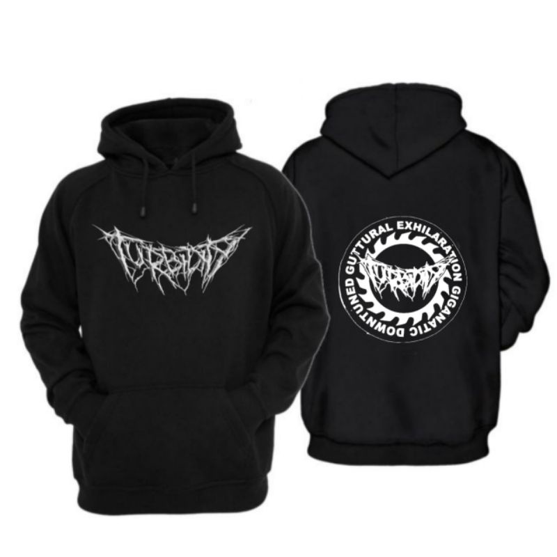 HOODIE JAKET BAND BRAND DISTRO METAL MUSIK TURBIDITY 100% PREMIUM HIGH QUALITY