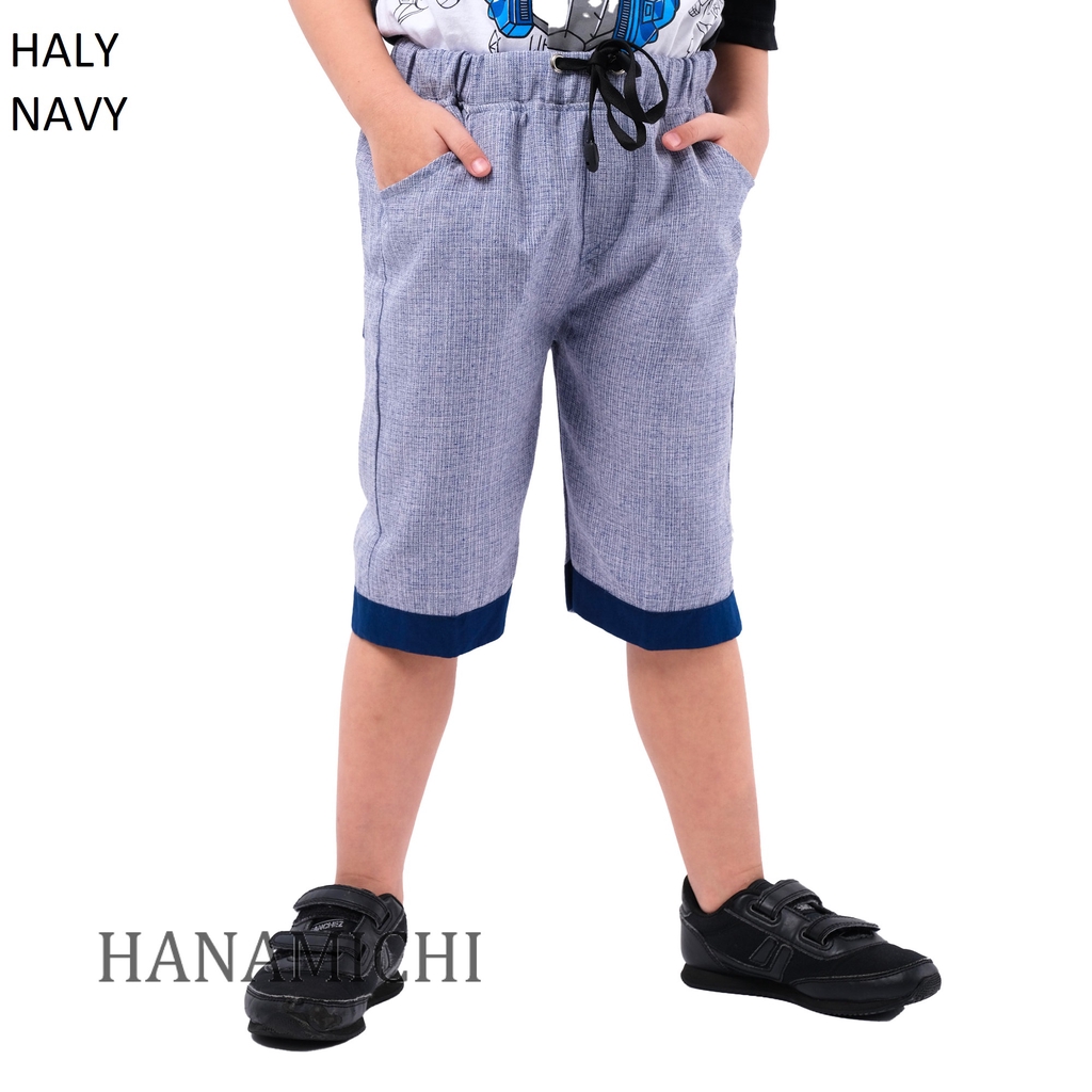 Hanamichi HALY Celana Pendek Anak Motif Polos