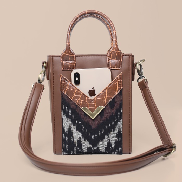 TERLARIS Tako Bag - Mini Sling Bag - Lani Kai Darkbrown