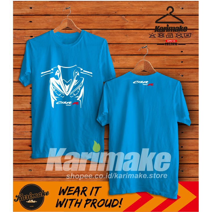 Tshirt Kaos Baju Motor New Honda CBR 150R Kaos Otomotif - - KHEY OLD SHOP