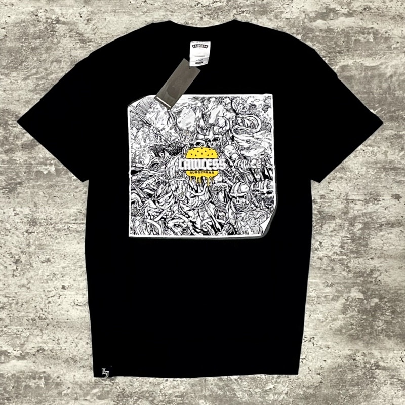 Lawless BurgerBar - Burger Wrap Tshirt - Black