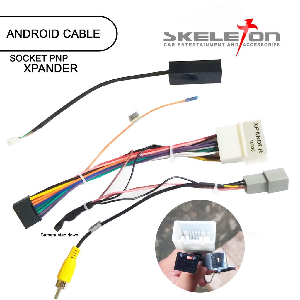 SOKET HEAD UNIT ANDROID SKELETON DAN DHD UNTUK XPANDER