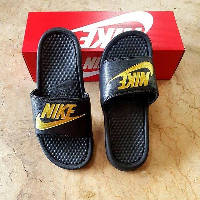 Nike Benassi Black Gold