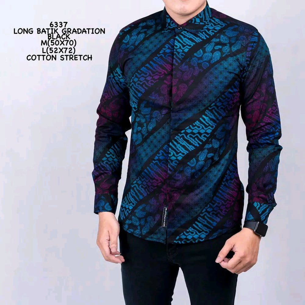 Baju Batik Pria Kemeja Batik Model Terbaru Hem Modern Pria Baju